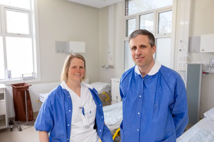 En lege og en pasient